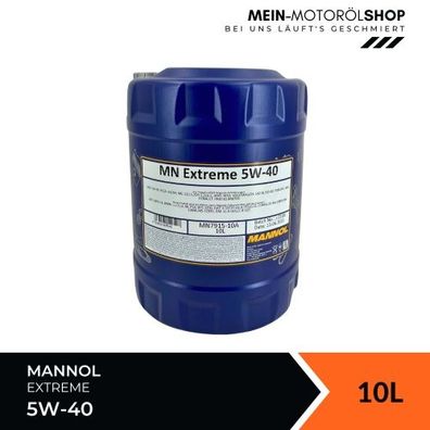 Mannol Extreme 5W-40 10 Liter