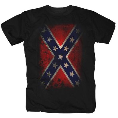 Südstaaten Flagge T-Shirt Fahne USA Texas Alabama Grösse S-5XL