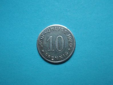 Stadt - Ohligs 1920, 10 Pfennig , Notgeld Münze