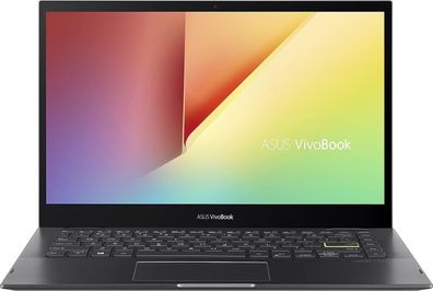 ASUS VivoBook Flip 14" i5-1135G7 8GB 512GB SSD IrisXe Win 10 Pro Laptop Schwarz