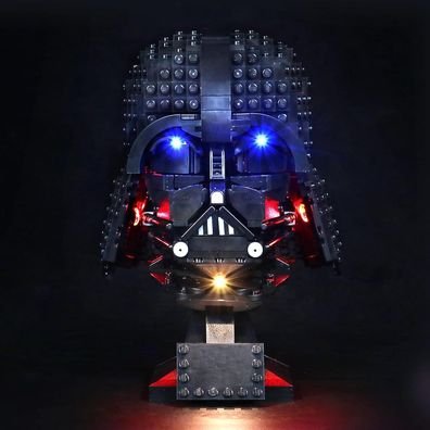 Lampe Bourvill LED-Lichter-Set für Lego Darth Vader Helm 75304 - Lichtset kompatib