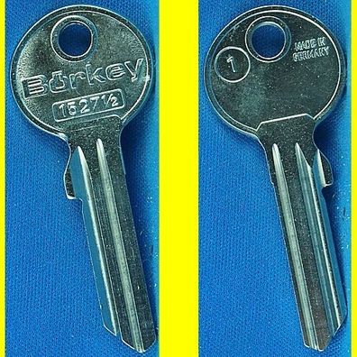 Schlüsselrohling Börkey 1527 1/2 Profil 1 für Ikon, BAB Profilzylinder SN 3