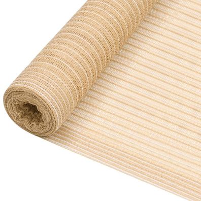 Zaunblende Beige 2x25 m HDPE 150 g/ m²