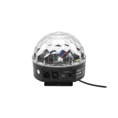 LED Kugel-Strahleneffekt BC-6 - 360° Raumeffekt ähnlich Spiegelkugel - 5farbig
