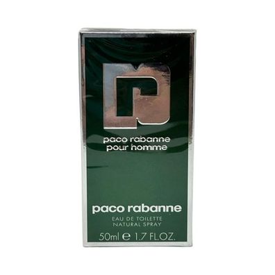 Paco Rabanne Pour Homme 50 ml Eau de Toilette Spray NEU OVP