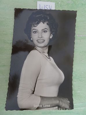 alte Postkarte AK KF Sophia Loren Kolibri Foto Karte