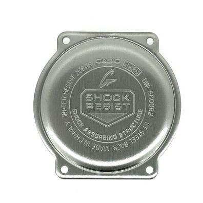 Casio G-Shock Bodendeckel Edelstahl silberfarben DW-5600BB-1