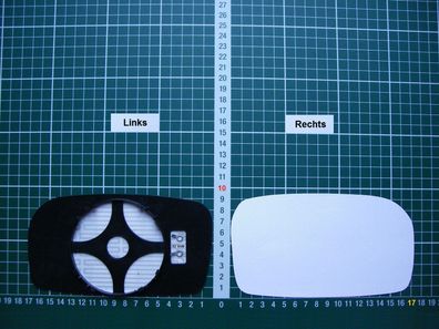 Außenspiegel Spiegelglas Ersatzglas Honda Civic ab 01 Li oder Re sph Kpl beheizt