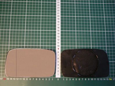 Außenspiegel Spiegelglas Ersatzglas VW Golf 2 ab 1987-1991 Links asph Kpl