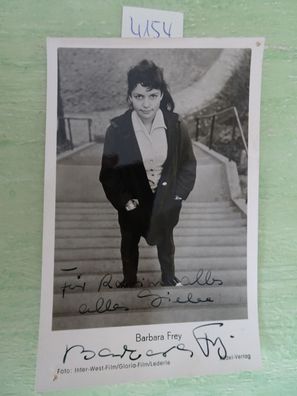 alte Postkarte AK KF Barbara Frey Autogramm signiert Endstation Liebe