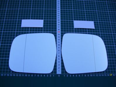 Außenspiegel Spiegelglas Ersatzglas Toyota Previa ab 2000-2006 Li oder Re asph