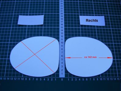 Außenspiegel Spiegelglas Ersatzglas Renault Twingo C06 ab 1993-2007 Rechts sph