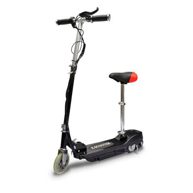 vidaXL E-Scooter mit Sitz 120 W Schwarz