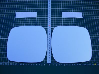 Außenspiegel Spiegelglas Ersatzglas Renault Kangoo II ab 2008 Li oder Re sph