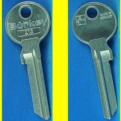 Schlüsselrohling Börkey 213 für verschiedene BKS, Yale Profilzylinder