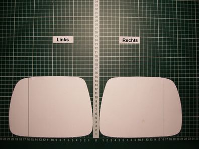 Außenspiegel Spiegelglas Ersatzglas Jeep Grand Cherokee Typ WH Links asph