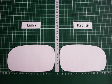 Außenspiegel Spiegelglas Ersatzglas Suzuki Baleno Kombi ab 1999-01 Li ode Re sph