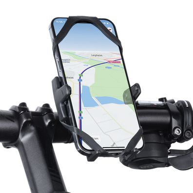Universal Fahrrad Halterung für iPhone Samsung Xiaomi und Handys mit 76mm Breite