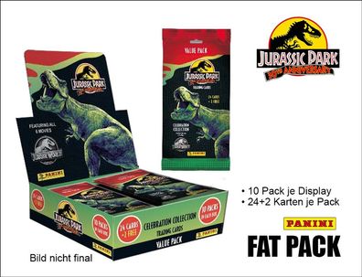 Panini Jurassic Park 30th Anniversary TC – FAT PACK