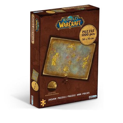 WORLD OF Warcraft - 1000 Teile Puzzle "Azeroth's map"