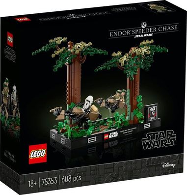 LEGO® 75353 - Star Wars Verfolgungsjagd auf Endor - Diorama (608 Teile)