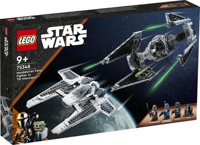 LEGO® 75348 - Star Wars Mandalorianischer Fang Fighter vs. TIE Interceptor™ (957 Teil