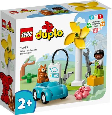 LEGO® 10985 - Duplo Windrad und Elektroauto (16 Teile)