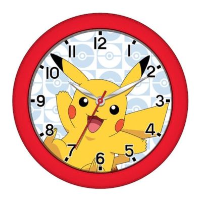 Pokemon: Pikachu - Wanduhr für Kinder