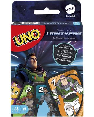 Mattel - UNO Disney Pixar Lightyear Kartenspiel Kinderspiel Reisespiel Toy Story