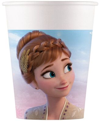 Disney Frozen 2 / Die Eiskönigin 2 - Wind Spirit - Partybecher 200ml, 8 Stk.