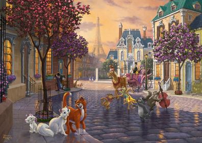Disney, The Aristocats - 1000 Teile Puzzle (Thomas Kinkade)