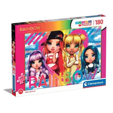 Clementoni 29776 - 180 Teile Puzzle - Supercolor - Rainbow High