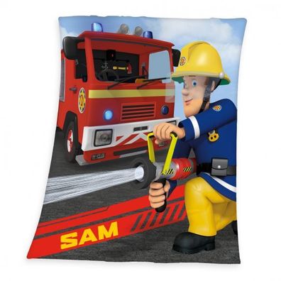 Feuerwehrmann Sam - Fleece-Decke - 130 x 160 cm