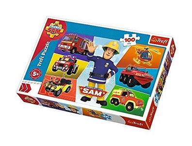 Feuerwehrmann Sam Fahrzeuge - Puzzle 100 Teile