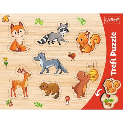Waldbewohner - Rahmen-Puzzle 7 Teile