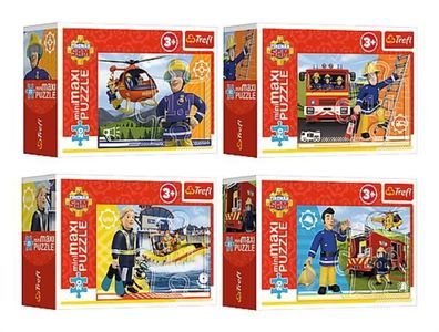 Feuerwehrmann Sam - Mini Maxi Puzzle 20 Teile - Display