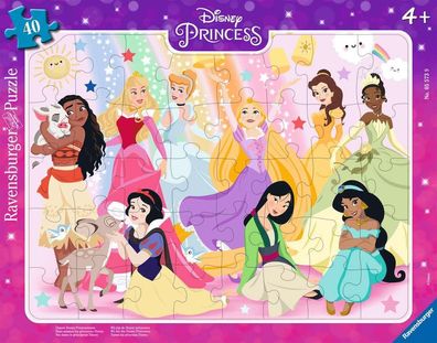 Disney Prinzessinnen - Rahmenpuzzle 40 Teile