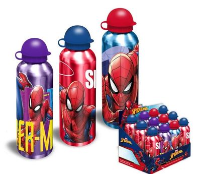 Spiderman - Aluminium Trinkflaschen Sortiment, 500ml