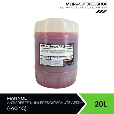 Mannol Antifreeze Kühlerfrostschutz AF13 + + G13+ 20 Liter