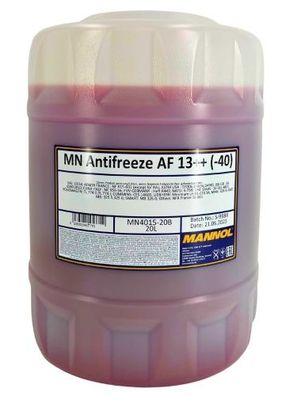 Mannol Antifreeze Kühlerfrostschutz AF13 + + G13+ 20 Liter