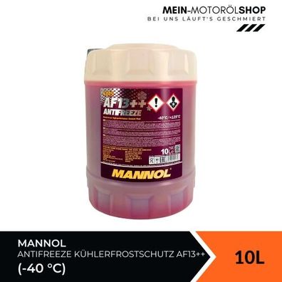 Mannol Antifreeze Kühlerfrostschutz AF13 + + G13+ 10 Liter