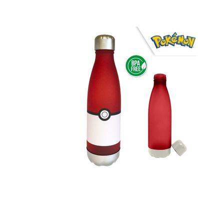 Pokémon - Trinkflasche Pokéball 650 ml / Soft Touch Bottle red