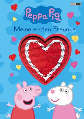 Peppa Pig: Meine ersten Freunde - Freundebuch mit Wendepailletten