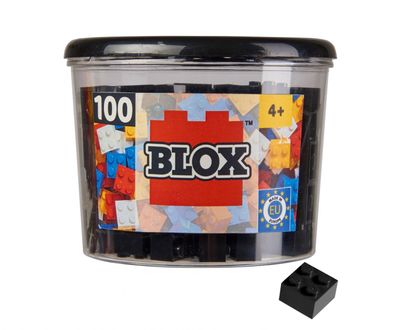 Blox 100 schwarze 4er Steine in Dose (Androni)