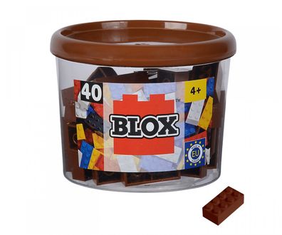 Androni - Blox 40 braune 8er Steine in Dose