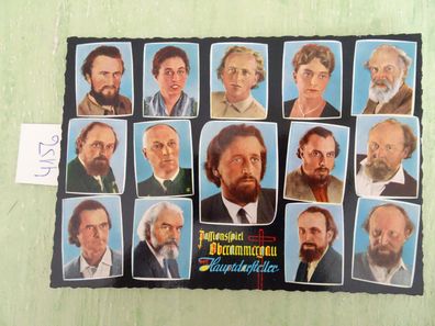 alte Postkarte AK Passionsspiel Oberammergau Hauptdarsteller Dr Greiff Karte
