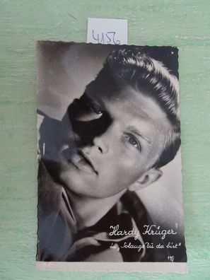 alte Postkarte AK KF Hardy Krüger Hubmann Wien FotoSolang Du da bist