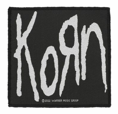 Korn: Logo gewebter Aufnäher woven Patch