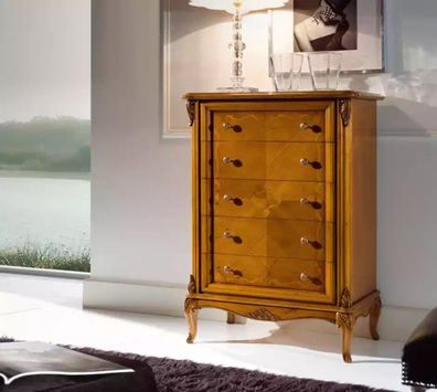 Luxus Kommode Schlafzimmer Holz Italienische Stil Möbel Designer Klassischer Neu