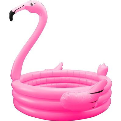 Vedes 77707972 Planschbecken Splash & Fun Flamingo (110x100x145cm) Babypool Pool